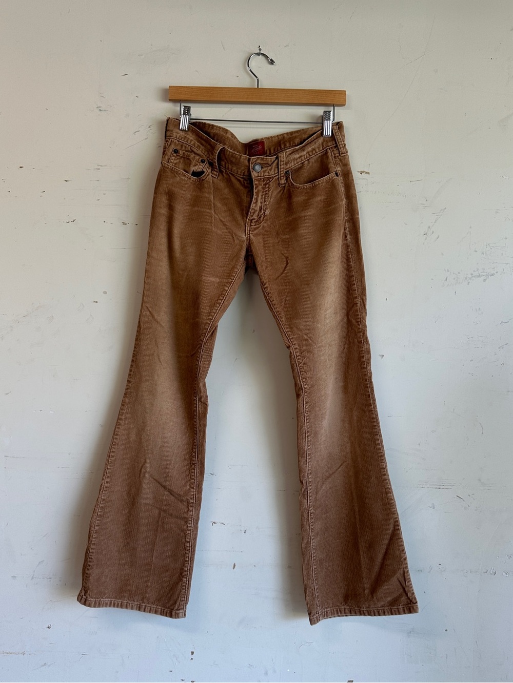 Vintage y2k Abercrombie and fitch low rise corduroy boot cut jeans size 4